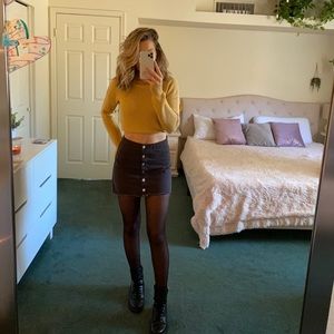 Mini Skirts w/ Buttons